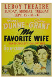 My Favorite Wife, 1940