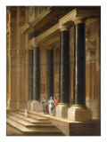 Buy Elegant Company on the Steps of a Classical Building, 1656 at AllPosters.com