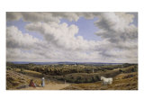 Heath Scene near Minstead in the New Forest looking Towards the Isle of Wight, 1834