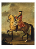 Equestrian Portrait of George III and General Ramsden