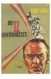 Twelve Angry Men, German Movie Poster, 1957