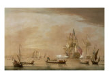 Buy The Arrival of George II off Margate Aboard the Royal Yacht Carolina on his Return from Hanover at AllPosters.com