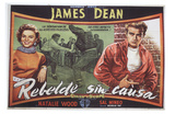 Rebel Without a Cause, Spanish Movie Poster, 1955
