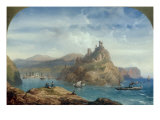Buy Mediterranean Coastal Scene, 1859 at AllPosters.com