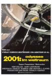 2001: A Space Odyssey, German Movie Poster, 1968