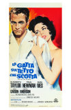 Cat On a Hot Tin Roof, Italian Movie Poster, 1958