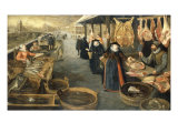 Buy A Meat and Fish Market in Winter at AllPosters.com