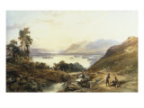 Buy Sunset on Derwentwater from above Lodore, 1845 at AllPosters.com