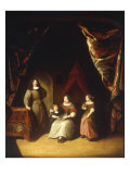 Buy Interior of a House with a Family Group, 1674 at AllPosters.com