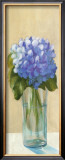Buy Purple Flowers in Blue Vase at AllPosters.com