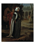 Buy A Sultan with a Horse and a Page in the Second Court of the Seraglio at AllPosters.com