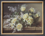 Still Life of Yellow Roses