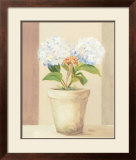 Buy Hydrangeas in White Pot at AllPosters.com
