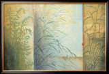 Ferns and Grasses Framed Art Print