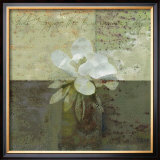 Buy Floral with Cursive IV at AllPosters.com