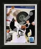 Sergei Gonchar Game 7 - 2008-09 NHL Stanley Cup Finals With Trophy
