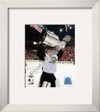 Marc-Andre Fleury Game 7 - 2008-09 NHL Stanley Cup Finals With Trophy