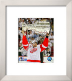 Nicklas Lidstrom with the Stanley Cup in Game 6 of the 2008 NHL Stanley Cup Finals; #26