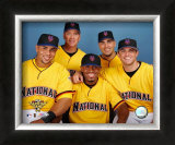 Carlos Beltran, Tom Glavine, Jose Reyes, Paul LoDuca and David Wright 2006 All Star Game