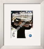 Mario Lemieux Game 7 - 2008-09 NHL Stanley Cup Finals With Trophy