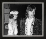 Mick Jagger and Bianca Jagger Framed Art Print