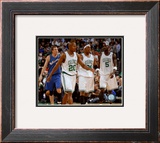Ray Allen, Paul Pierce and Kevin Garnett