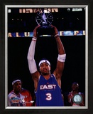 Allen Iverson - 2005 All Star Game - Holds Up The MVP Trophy