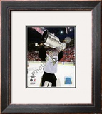 Marc-Andre Fleury Game 7 - 2008-09 NHL Stanley Cup Finals With Trophy