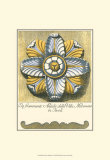 Buy Blue and Yellow Rosette II at AllPosters.com