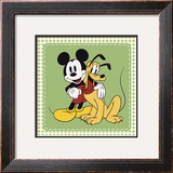 Classic Mickey Mouse and Pluto