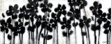 Black Flowers on White II