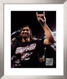 Johnny Damon celebrating, Game 7 win &copy;Photofile