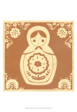 Russian Doll in Orange