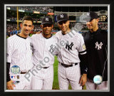 Jorge Posada, Mariano Rivera, Derek Jeter,& Andy Pettitte Final Game At Yankee Stadium 2008