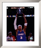 Allen Iverson - 2005 All Star Game - Holds Up The MVP Trophy