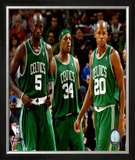 Kevin Garnett , Paul Pierce, and Ray Allen