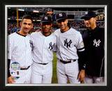 Jorge Posada, Mariano Rivera, Derek Jeter,& Andy Pettitte Final Game At Yankee Stadium 2008