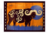 Woodblock Buffalo