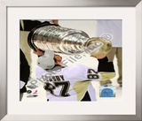 Sidney Crosby Game 7 - 2008-09 NHL Stanley Cup Finals With Trophy