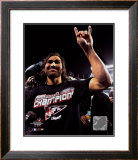 Johnny Damon celebrating, Game 7 win &copy;Photofile