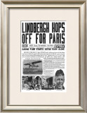 Buy The Baltimore News, May 20, 1927: Lindbergh Hops Off for Paris at AllPosters.com