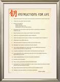 Buy Instructions for Life Dalai La at AllPosters.com