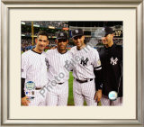 Jorge Posada, Mariano Rivera, Derek Jeter,& Andy Pettitte Final Game At Yankee Stadium 2008