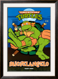 Teenage Mutant Ninja Turtles - Michaelangelo Framed Poster