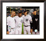 Jorge Posada, Mariano Rivera, Derek Jeter,& Andy Pettitte Final Game At Yankee Stadium 2008
