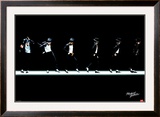 Michael Jackson - Moonwalk Framed Poster