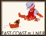 Buy East Coast by LNER, LNER Poster, circa 1935 at AllPosters.com