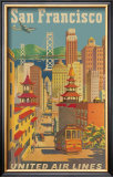 Buy United Airlines: San Francisco, c.1950 at AllPosters.com