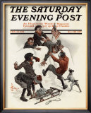 Snowball Fight at Snowfort, c.1911