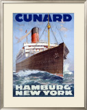 Buy Cunard Line, Hamburg to New York at AllPosters.com